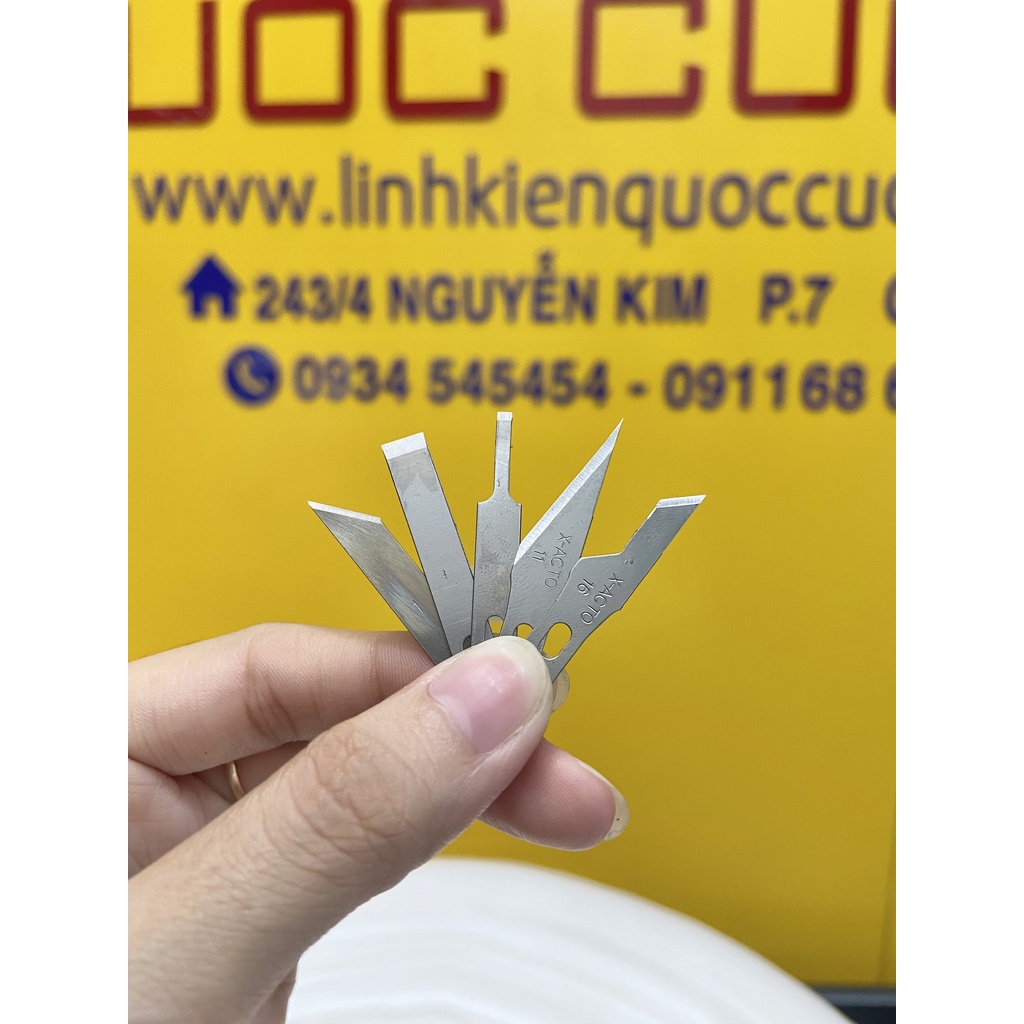 Lưỡi dao khắc ( 1 hộp 10lưỡi )