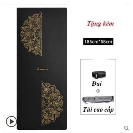 Thảm Yoga Cao Su Nicegood Chống Trơn Trượt Cao Cấp Sang -Xịn - Mịn