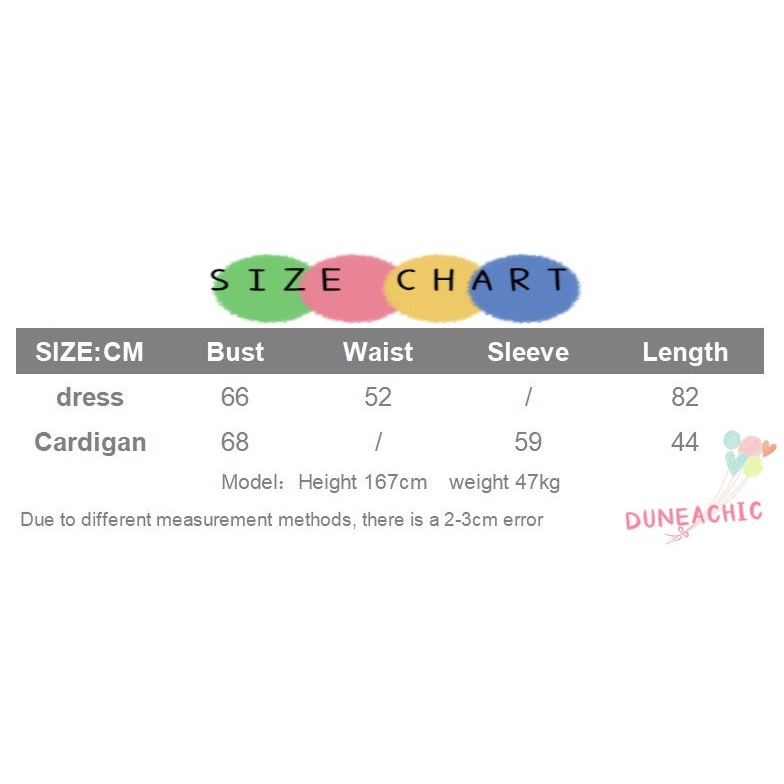 DUNEA Set Đầm Hai Dây Phối Áo Khoác Cardigan Mỏng Thời Trang Thanh Lịch Quyến Rũ Cho Nữ