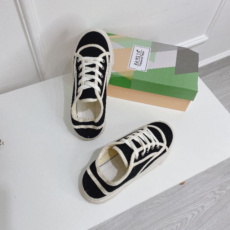 tuy(ẢNH THẬT) Giày Thể Thao Nữ Vải Mềm Êm Fullbox Cao Cấp