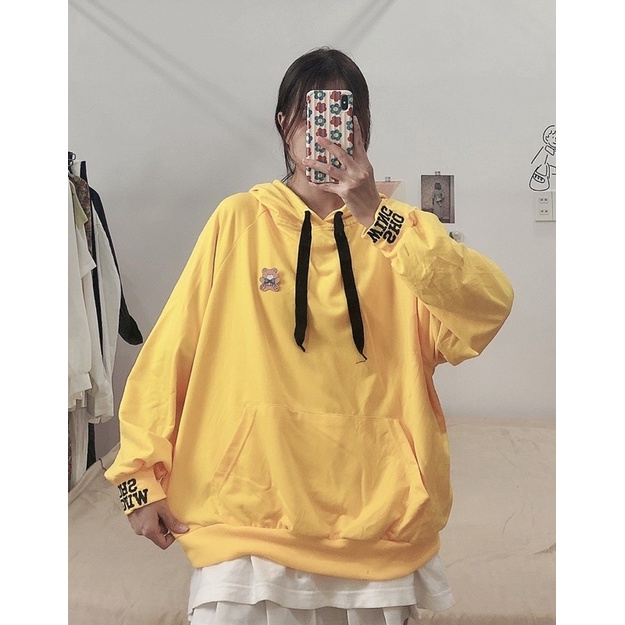 [2HAND] Áo Hoodie korea ( tặng kèm huy hiệu )