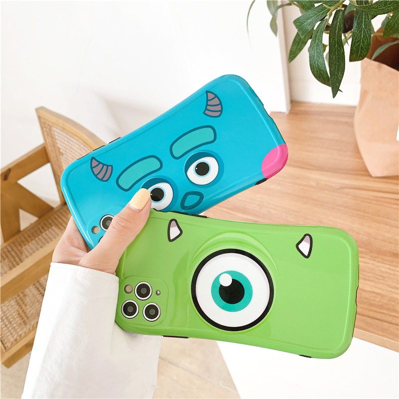 Ốp lưng iphone Mike & Sulley IMD viền cong dày dặn 5/5s/6/6plus/6s/6splus/7/7plus/8/8plus/x/xs/11/12/pro/max/plus/promax | BigBuy360 - bigbuy360.vn