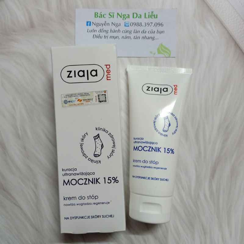 ✔️ Kem Dưỡng Ẩm Làm Mềm Da Ziaja Med 15%
