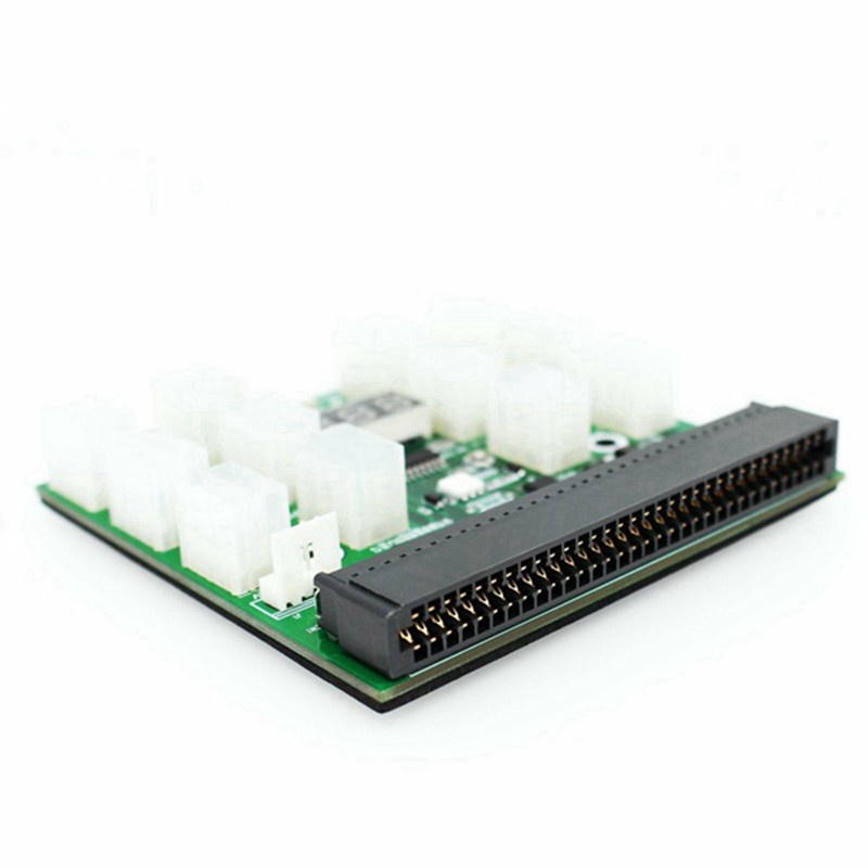 Bảng Mạch Chuyển Đổi Nguồn Điện Pci-E 12v 64pin Sang 12x6pin