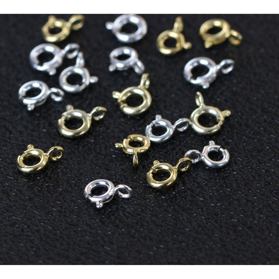 móc khóa cua tròn bạc 925- size5-5.5-6mm | BigBuy360 - bigbuy360.vn