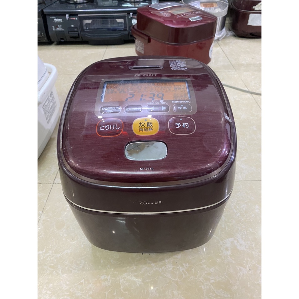 Nồi cơm nội đại Nhật zojirushi np-yt18 1lit8 tách đường