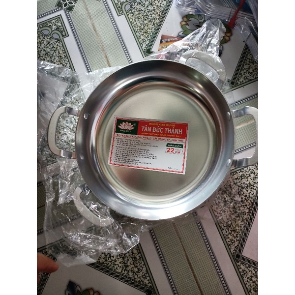 combo 40 chảo cắt xi dầy 20cm Tân Đức Thành