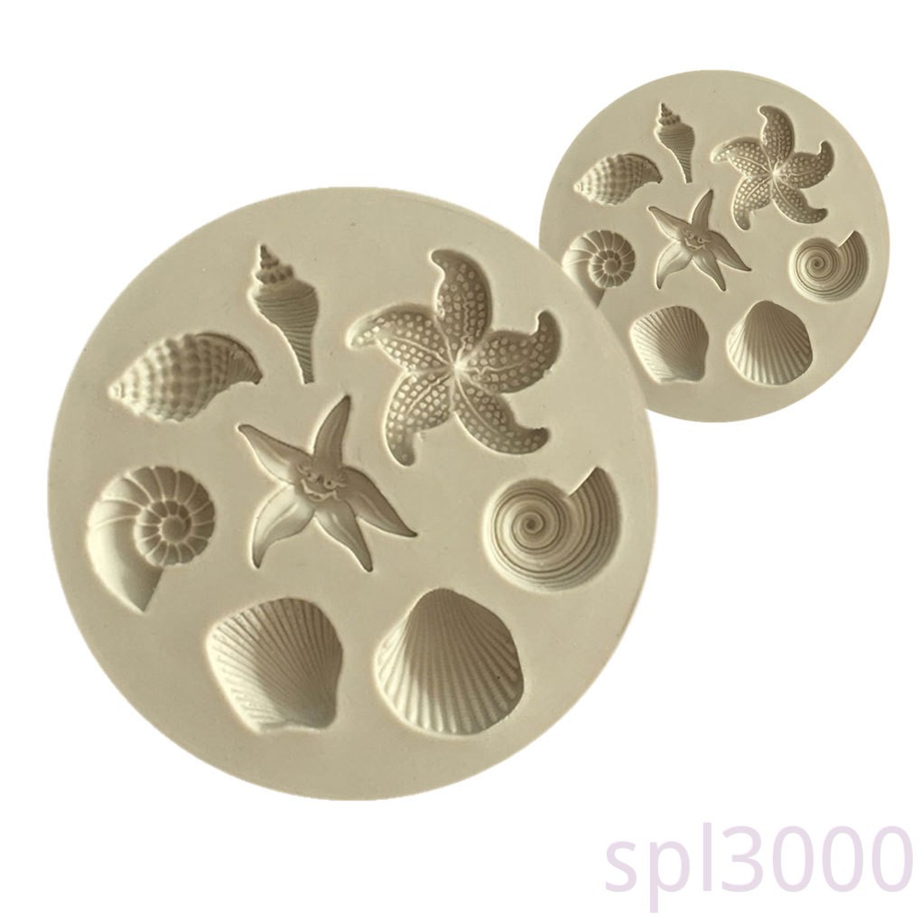 Khuôn Làm Bánh Hình Vỏ Sò 3d Bằng Silicon