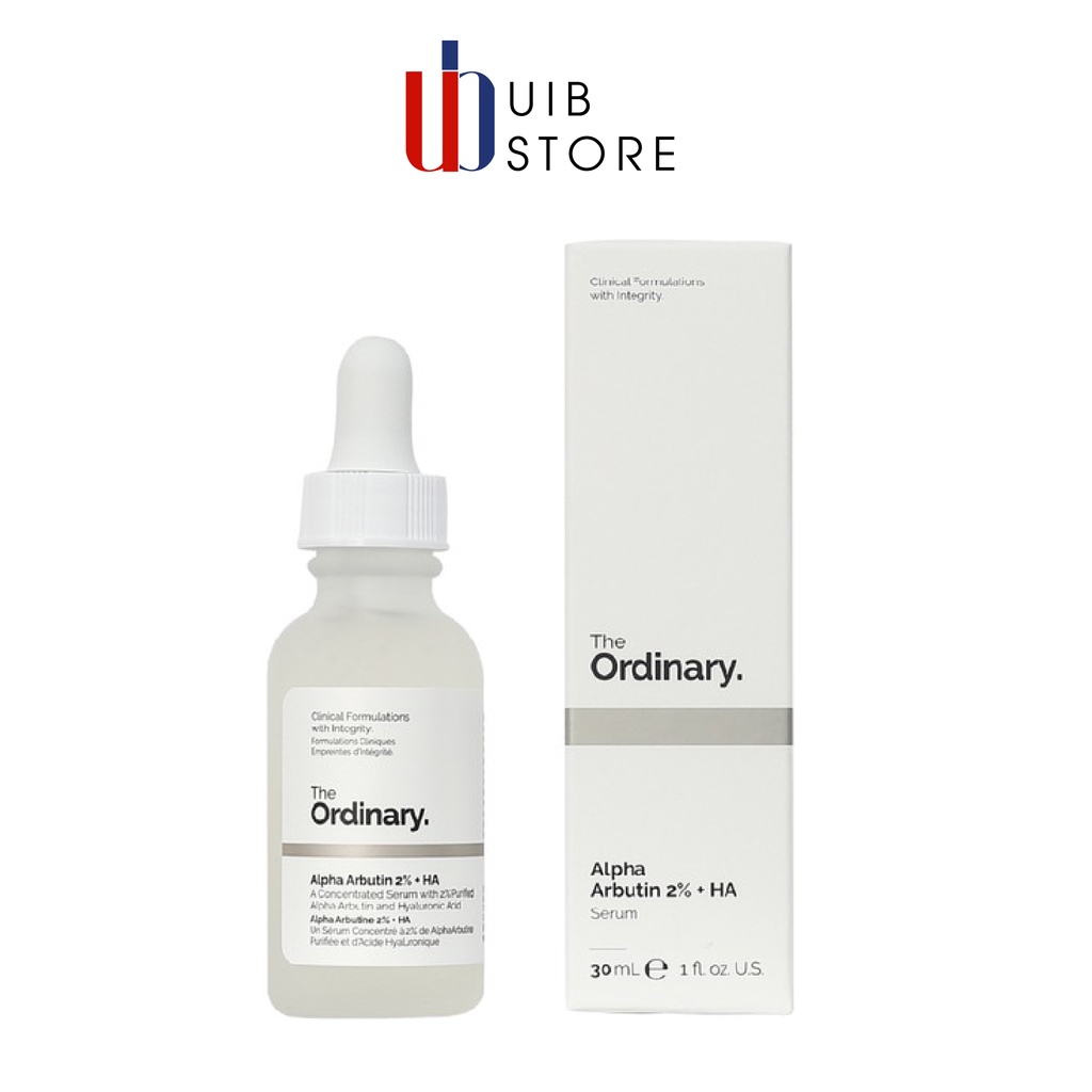 (Hàng Auth, có bill) Serum Dưỡng Trắng The Ordinary Alpha Arbutin 2% + HA