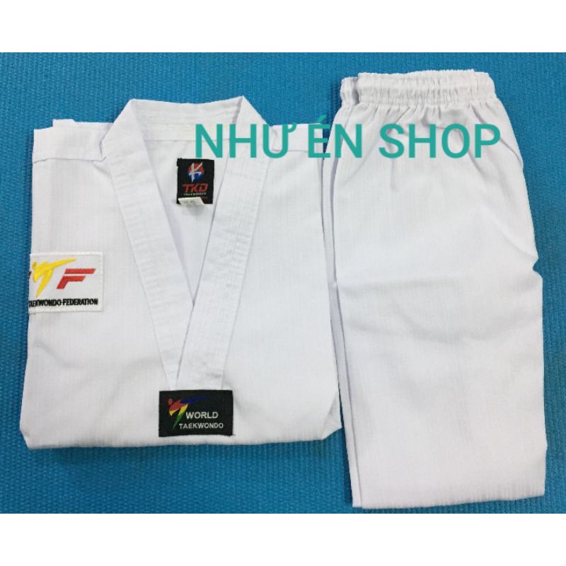 Võ Phục Taekwondo phong trào vải sọc cao cấp mẫu mới nhất năm 2022