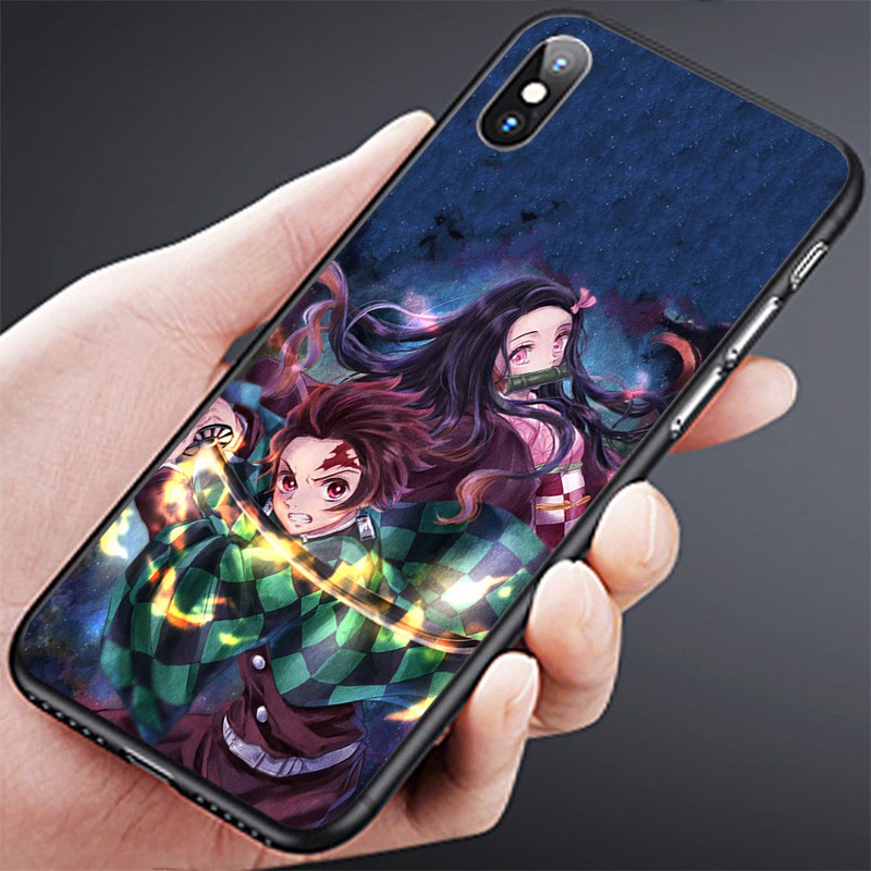 Meizu Meilan Mblu V8 X8 17 MX4 18 Pro 2 3 Max Printed Shell Black soft Phone case Kimetsu no Yaiba Demon Slayer