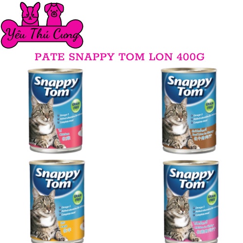 PATE LON SNAPPY TOM 400g-YÊU THÚ CƯNG