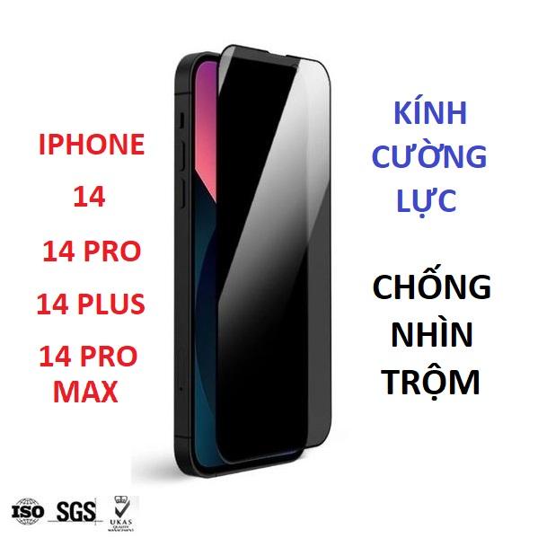 Kính Cường Lực Chống Nhìn Trộm Cho iPhone 14 Pro Max, 14 Pro, iPhone 14, 14 Plus.  Filo Shop