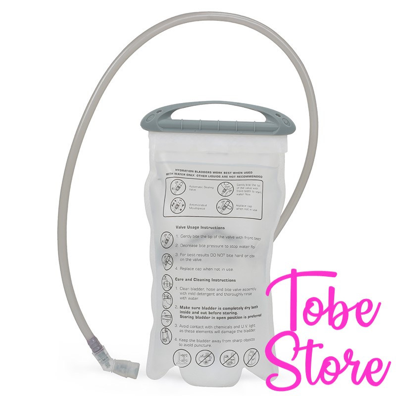 Túi đựng nước thể thao Inoxto để trong balo leo núi, vest chạy bộ, đạp xe, chất liệu PEVA không mùi