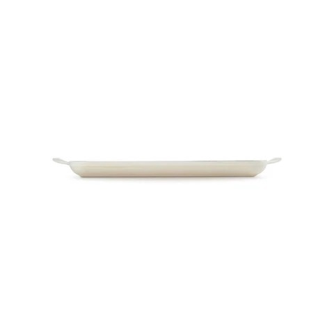 Chảo Nướng Chữ Nhật Le Creuset 32x22cm Meringue [Made in France]