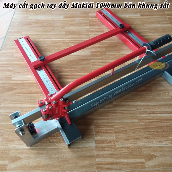 Bàn cắt gạch đẩy tay MAKIDI 1000-Cắt gạch tối đa 1m-Bảo hành 6 tháng-Hàng chính hãng.