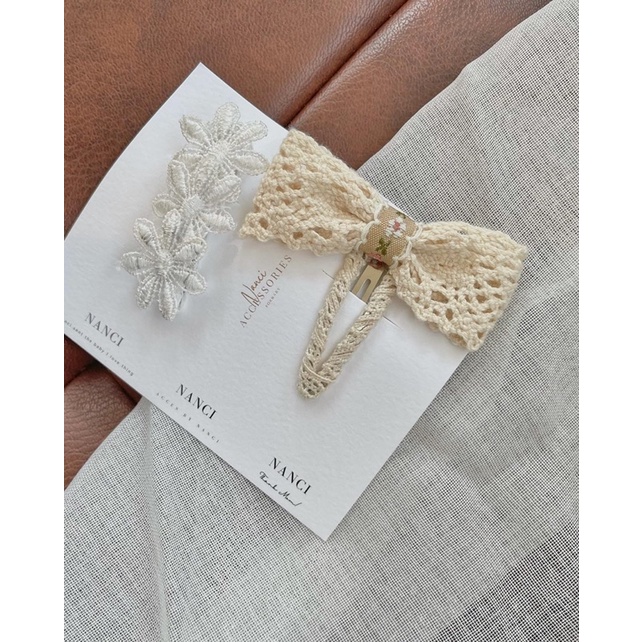 Sét kẹp tóc handmade Nanci