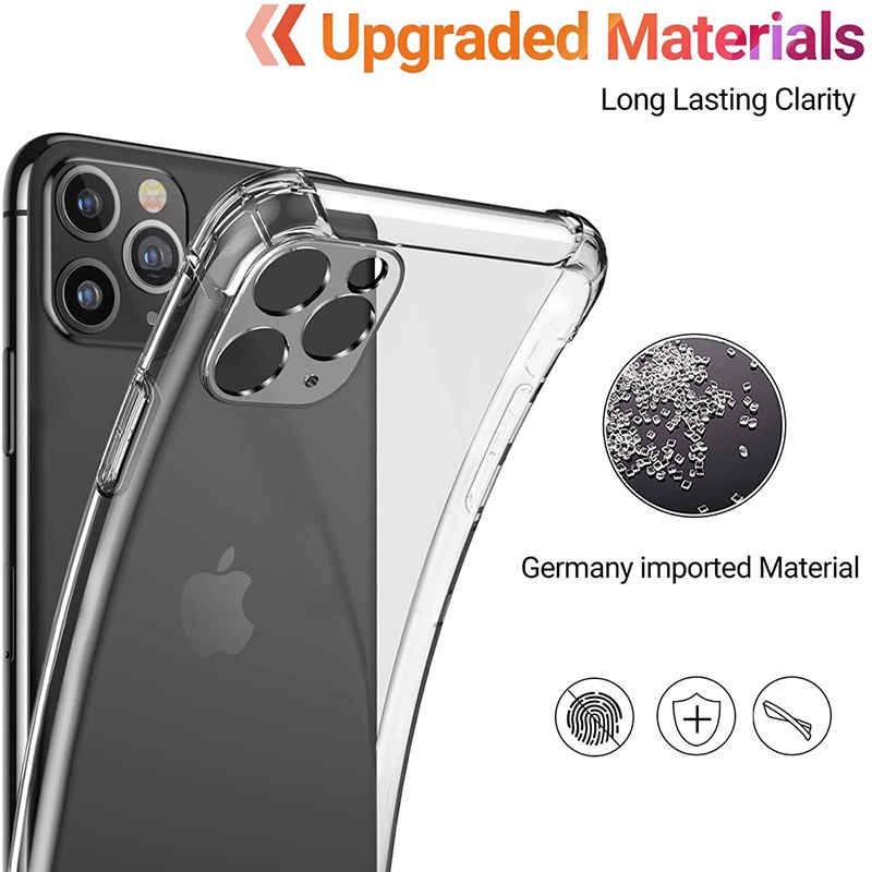 Ốp lưng mềm trong suốt chống sốc cho Realme 5 6 7 8 9 Pro 5i 6i 7i 8i 9i C3 C11 C12 C15 C17 C20 C21Y C25 C25S C25Y C35 Narzo 20 30A 50i 50A