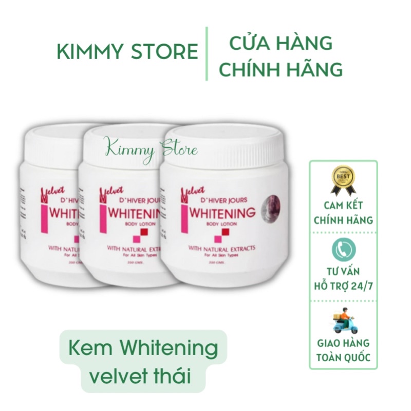 Lẻ hủ 350g lôtion thái màu trắng