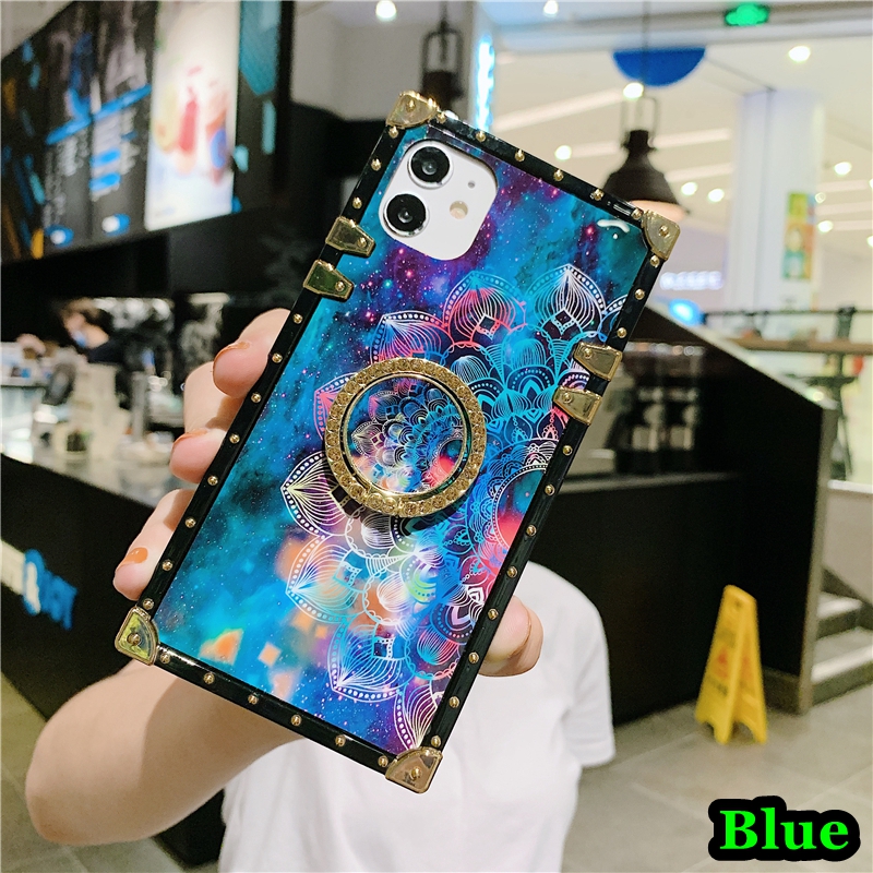 Ốp điện thoại dreamcatcher có nhẫn đỡ thích hợp cho IPHONE 6 6S 7 8 PLUS X XS MAX XR 11 12 13 PRO MAX SE 2020 13 MINI