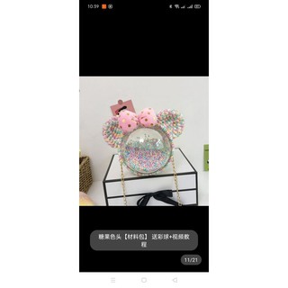 (Sẵn)Túi micky đan len