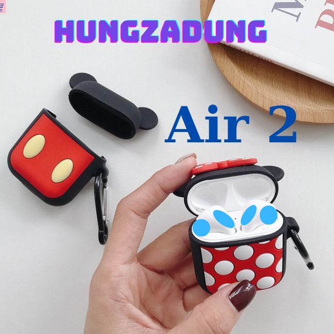 Tai Nghe Bluetooth Không Dây Air-2 Đầy Đủ Chức Năng - Định Vị - Sạc Không Dây - Có Mic - Đổi Tên