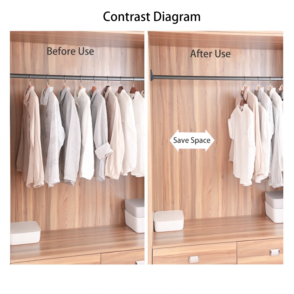 6Pcs Wardrobe Space-saving hanger Hook / Closet Hanging Hook
