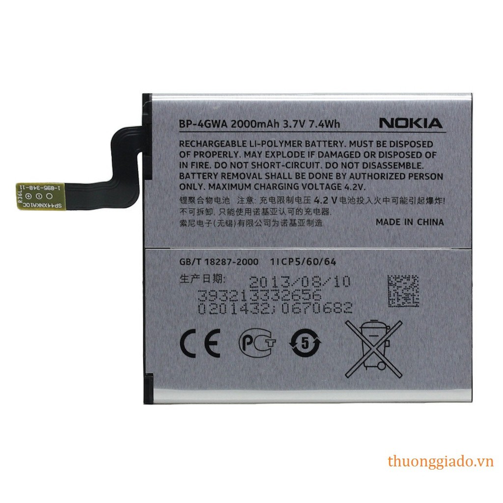 Pin Nokia / Lumia 625 Lumia 720 BP-4GWA - bp-4gwa