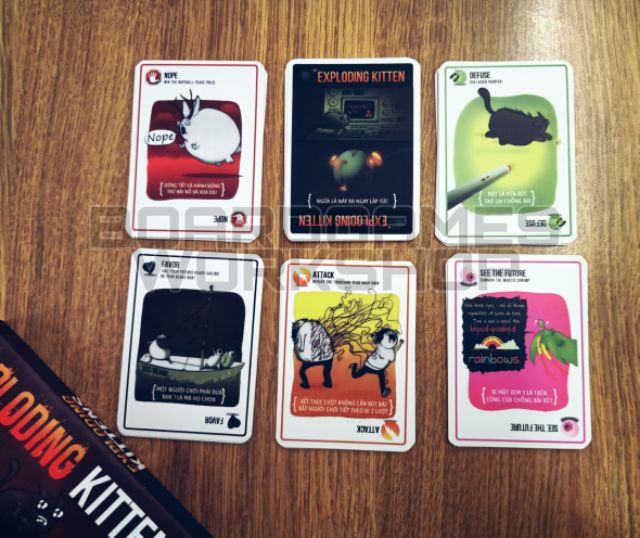 Boardgame Exploding Kittens - Mèo Nổ