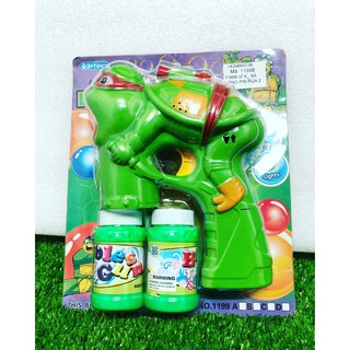 Đồ chơi súng bong bóng hình chú rùa mẫu mới (giao màu ngẫu nhiên)