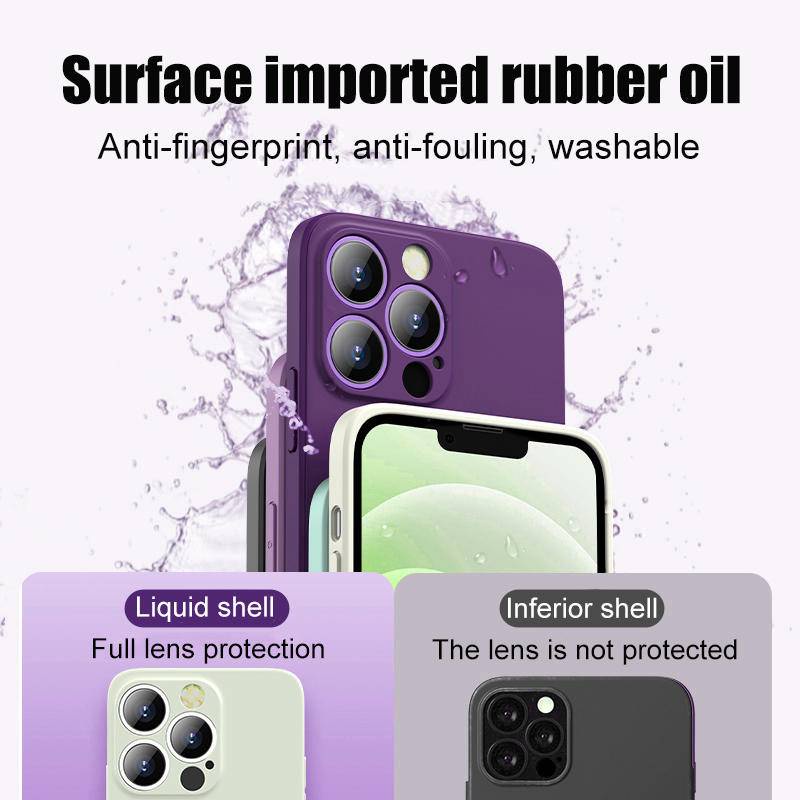 Ốp Điện Thoại Silicon Dẻo Mỏng Nhẹ Chống Sốc Cho iPhone 13 14 Pro Max Plus iPhone14 iPhone13