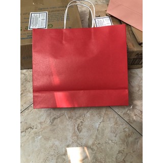 craff đỏ noel xinh đẹp vch giá lại rẻ chỉ 4500₫/ túi kt cao 25,5 x ngang 29,7x rộng đáy 10 cm