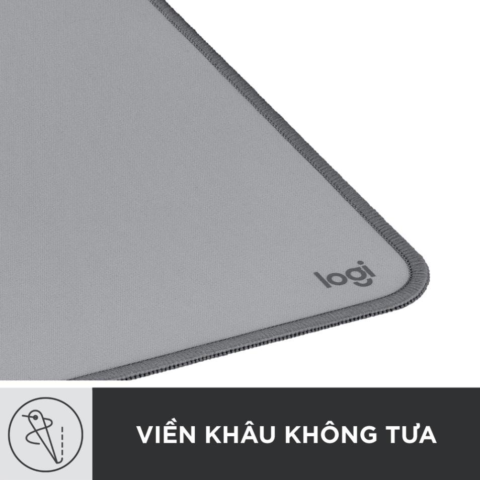 Bàn di chuột - tấm lót chuột Logitech cỡ lớn Deskmat Studio Series - Đế cao su chống trượt, lướt dễ dàng