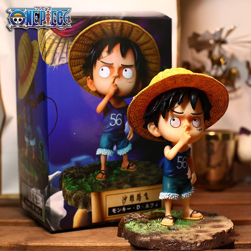 Mô Hình Nhân Vật Hoạt Hình One piece 15cm Mô Hình Đồ Chơi Nhân Vật Luffy Trong Phim Hoạt Hình &quot;Young Age&quot; Bằng PVC
