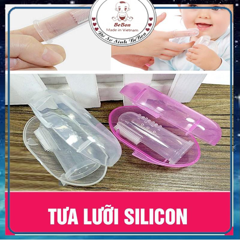 Rơ lưỡi tưa lưỡi Silicon cho bé