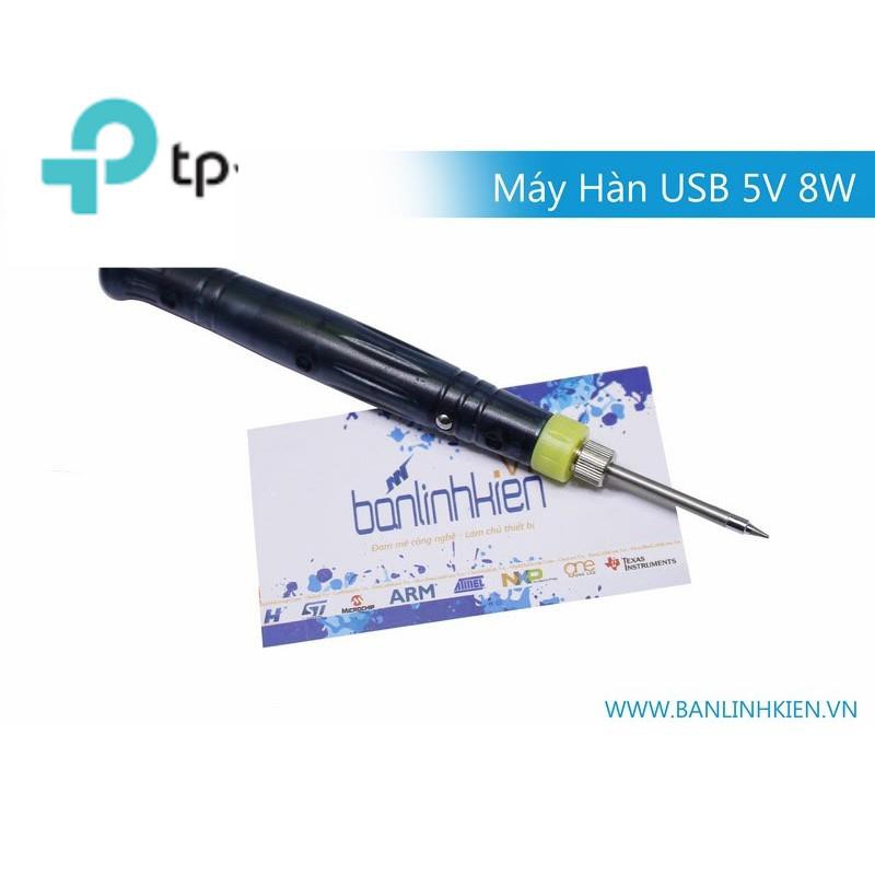 Tay hàn, mỏ hàn, Bút Hàn Thiếc  Mini USB 5V 8W, Máy Hàn USB 5V 8W