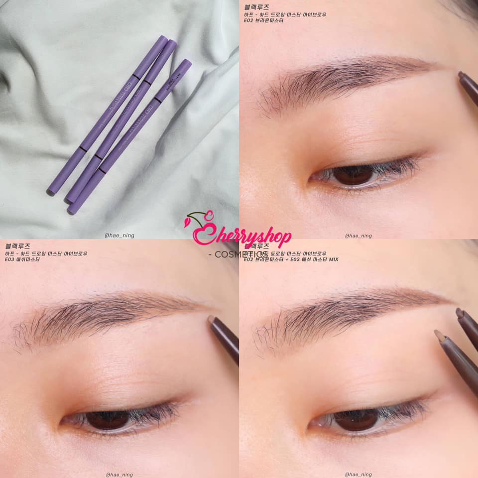 Chì kẻ mày Black Rouge Half-Hard Drawing Master Eyebrow | BigBuy360 - bigbuy360.vn