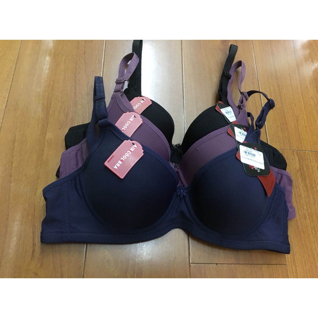 Áo lót Thái Lan No'bra 8875 đệm mỏng lỗ thoáng gọng