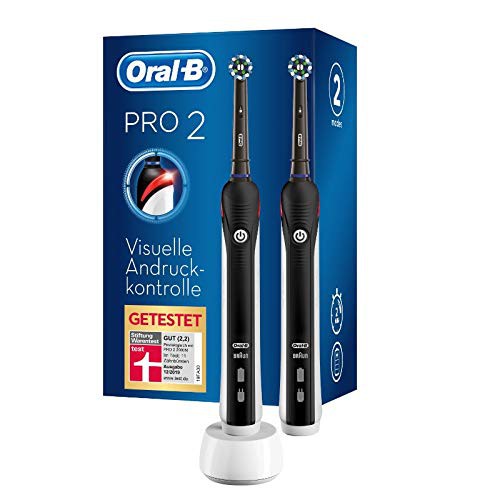 Bàn chải điện Oral-B Pro 2900 CrossAction (Set 2 cái) - Hàng nhập khẩu