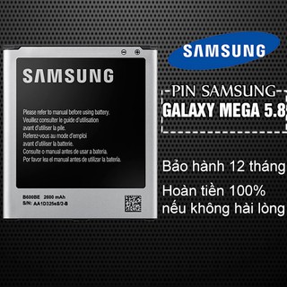 Pin Samsung Galaxy Mega 5.8 - Bảo hành 12 tháng - Hoàn tiền 100% nếu không hài lòng