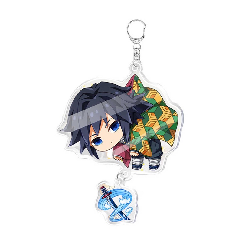 Móc Khóa Nhựa Acrylic Hình Nhân Vật Trong Demon Slayer Kimetsu No Yaiba Blade Of Ghost Dễ Thương