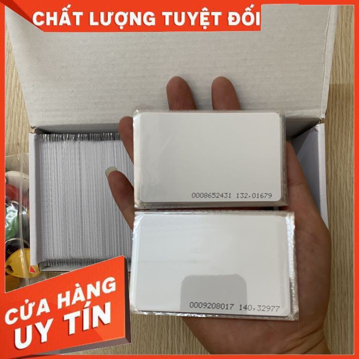 Thẻ từ cảm ứng chấm công( Loại mỏng) thẻ cảm ứng proximity tần số 125khz dùng cho các dòng máy chấm công, kiểm soát cửa