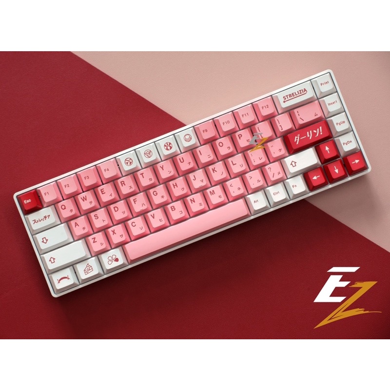 SET KEYCAP PBT CHERRY DARLING 129 PHÍM CHO BÀN PHÍM CƠ