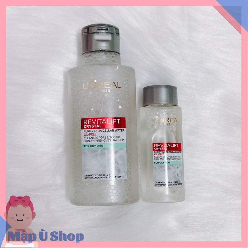 Nước tẩy trang Loreal tươi mát , kiềm dầu 30ml / 95ml chai nhỏ