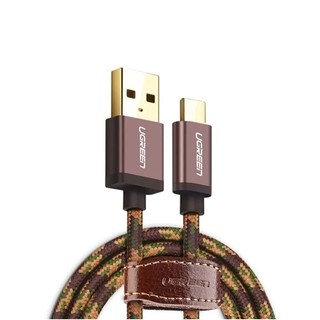 Cáp USB A 2.0 sang TypeC màu Nâu UGREEN 40431 40430 40429 40428 US250