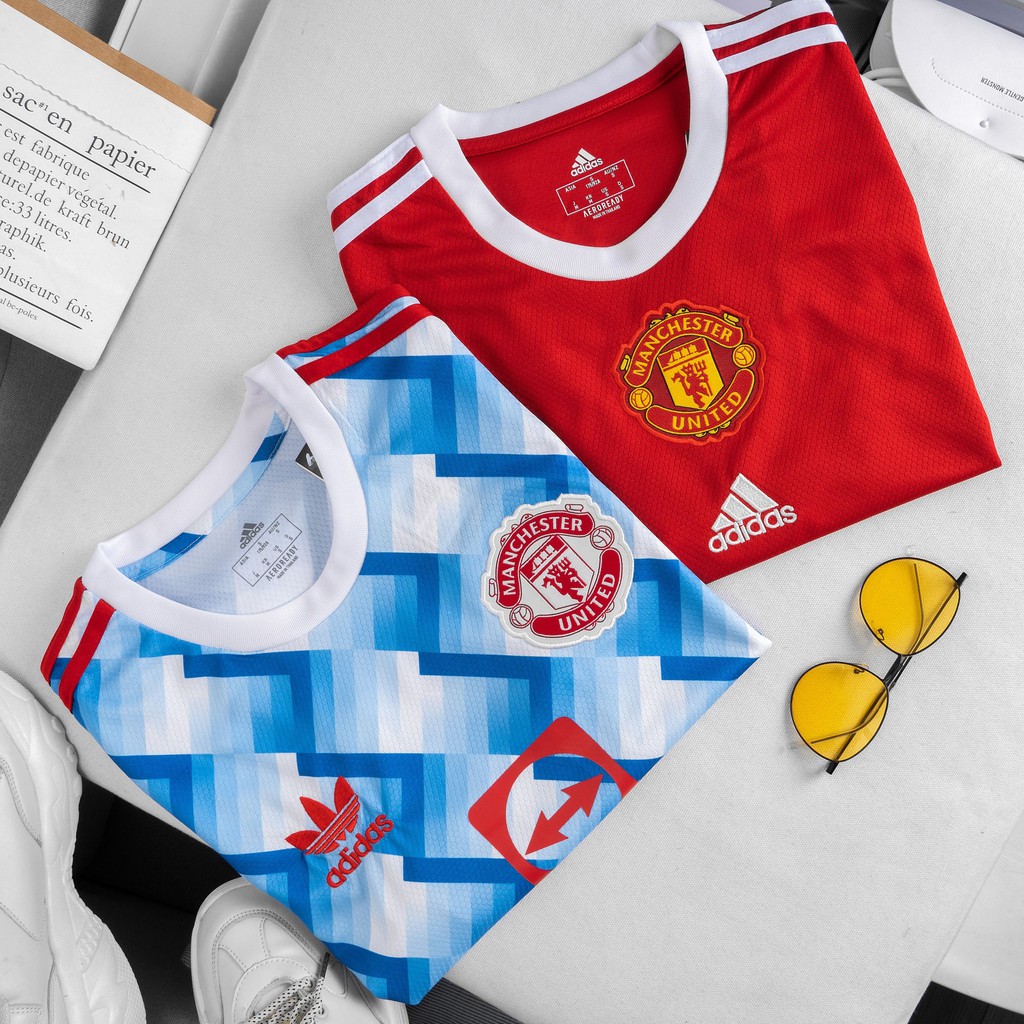 Áo thi đấu Concept Manchester Utd Jersey mùa giải mới- Xanh/Đỏ