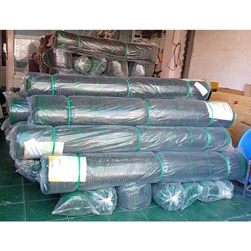 Lưới che nắng thái lan khổ 2 mét, 3 mét, 4 mét màu xanh và màu đen(giá bán theo mét)