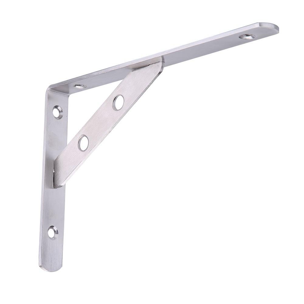 Giá Đỡ Ba Chân Tam Giác Bằng Thép Không Gỉ Chịu Tải Trọng Nặng Hỗ Trợ Gắn Tường