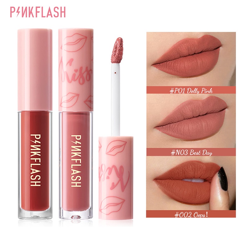 [Hàng mới về] Son kem PINKFLASH OhMyKiss dưỡng ẩm lâu trôi
