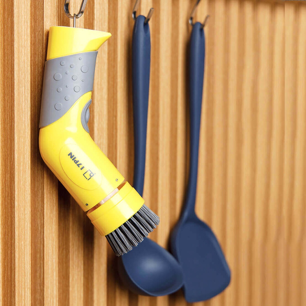 Chổi cọ đa năng Xiaomi 17Pin. Bàn chải điện nhà tắm, nhà bếp cầm tay.